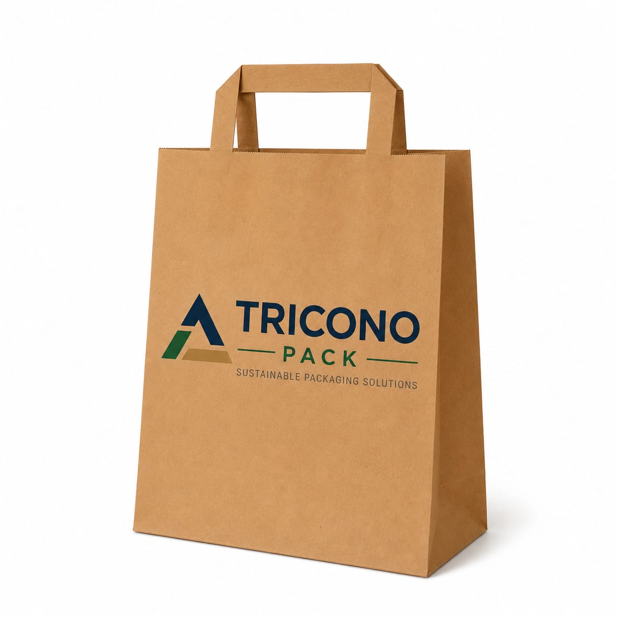 Square Bottom Bags With Flat Handles